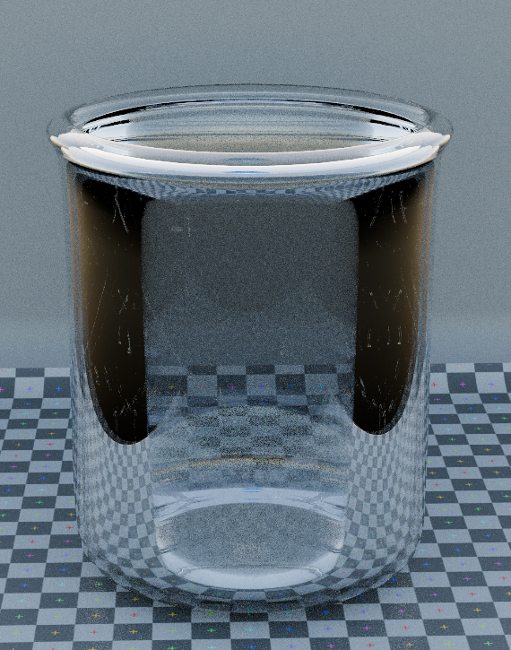 Glass Blender render