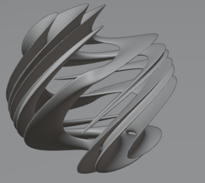 Abstract Blender model