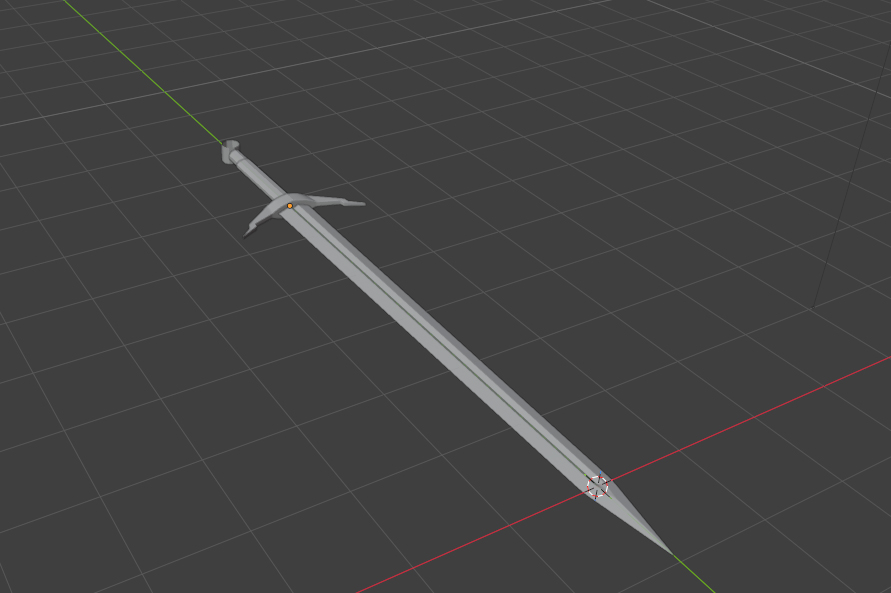 Sword Blender model